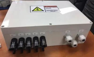 String Combiner Box  2 strings  in 2 Strings out    MC4 + Surge Protection INFINISOLAR (up to 600V dc)