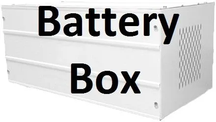 Battery Box for x 4 100Ah Bat (  On Adjustable Feet )