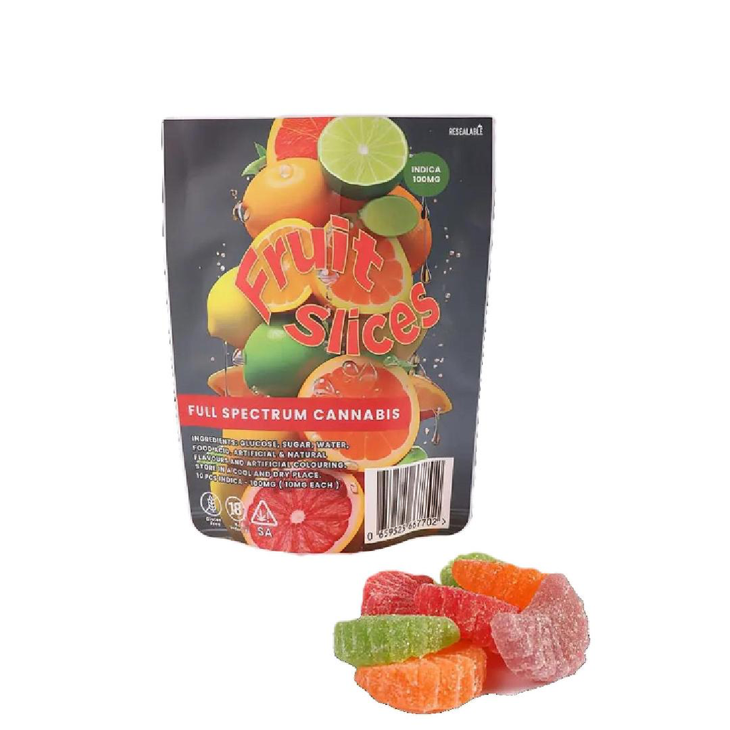 Fruit Slices 100mg (10x10mg THC) - Indica 