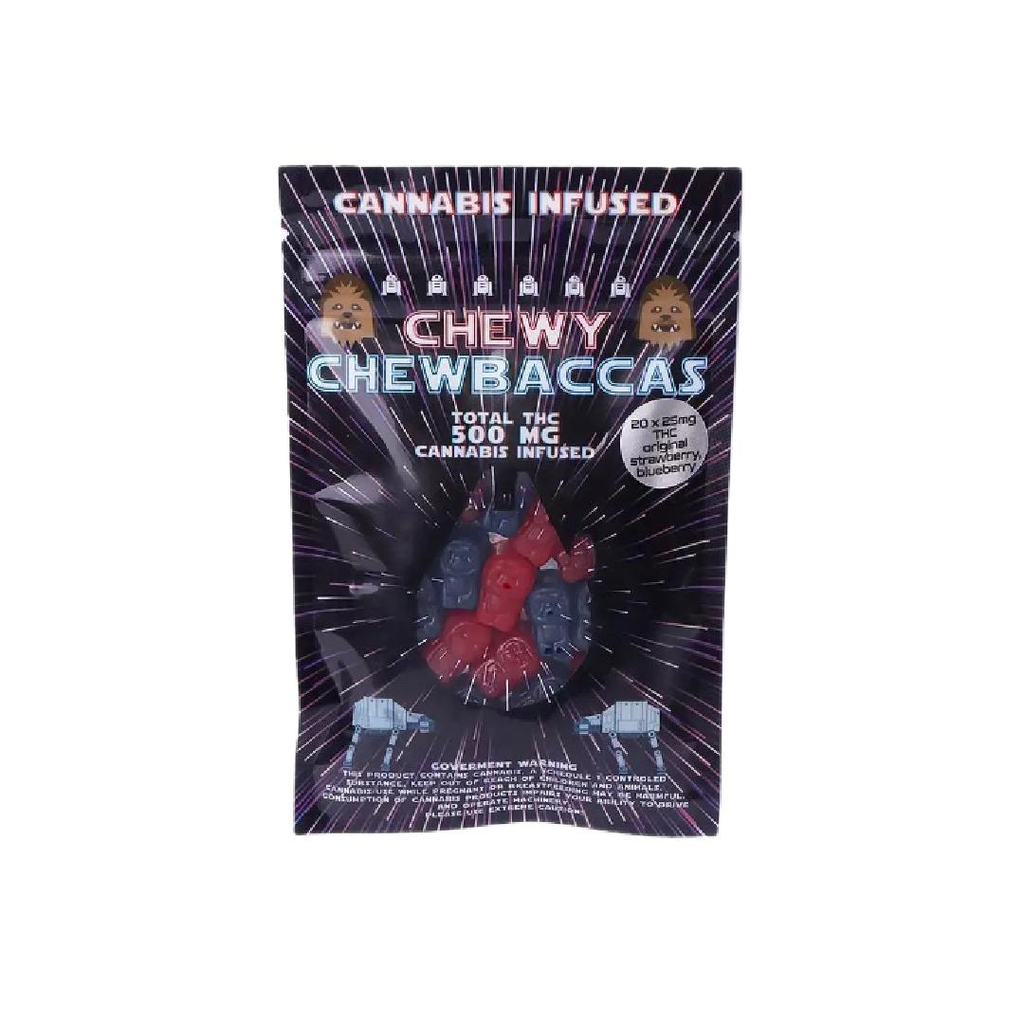 Chewy Chewbaccas - 500mg (25x20mg THC)