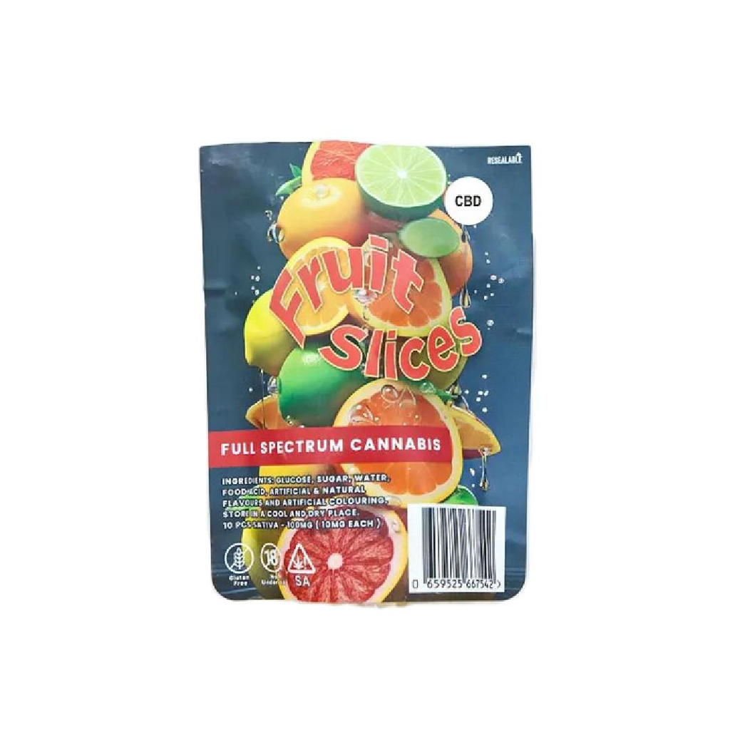 Fruit Slices 100mg (10x10mg THC) - CBD