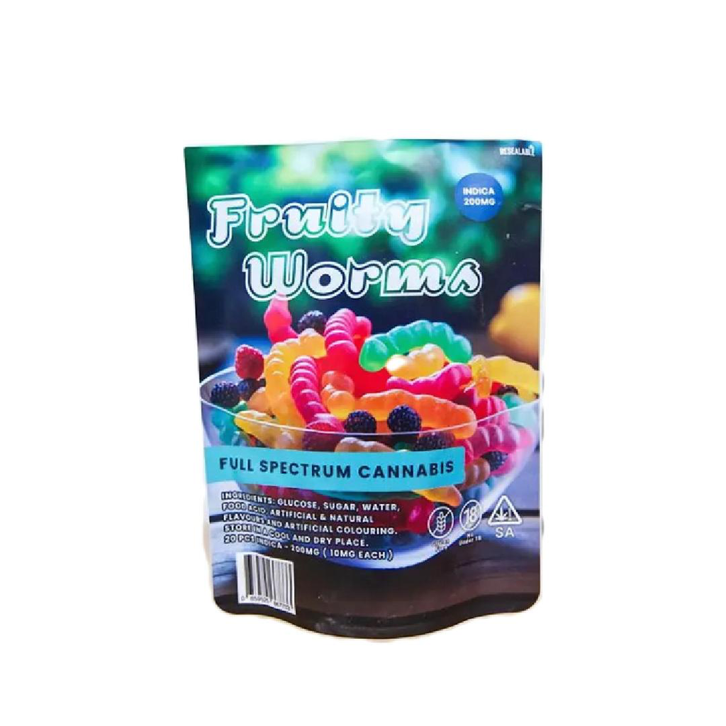 Fruity Worms 200mg (20x10mg THC) - Indica