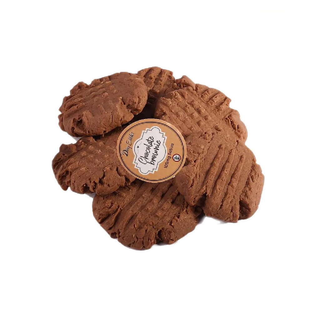 Chocolate Brownie Cookies 6Pack - 100mg (6x16.6mg THC)