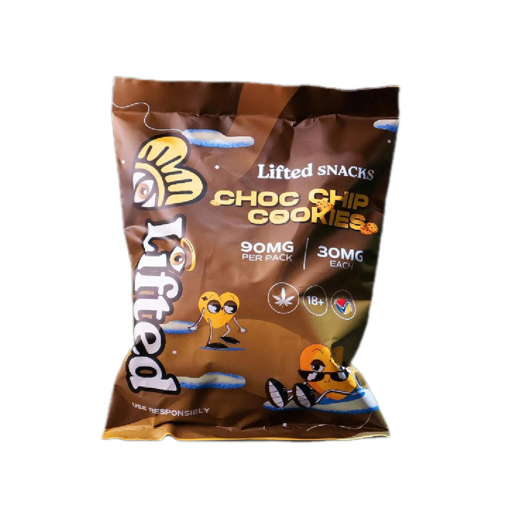 Choc Chip Cookies - 90mg (3x30mg THC)