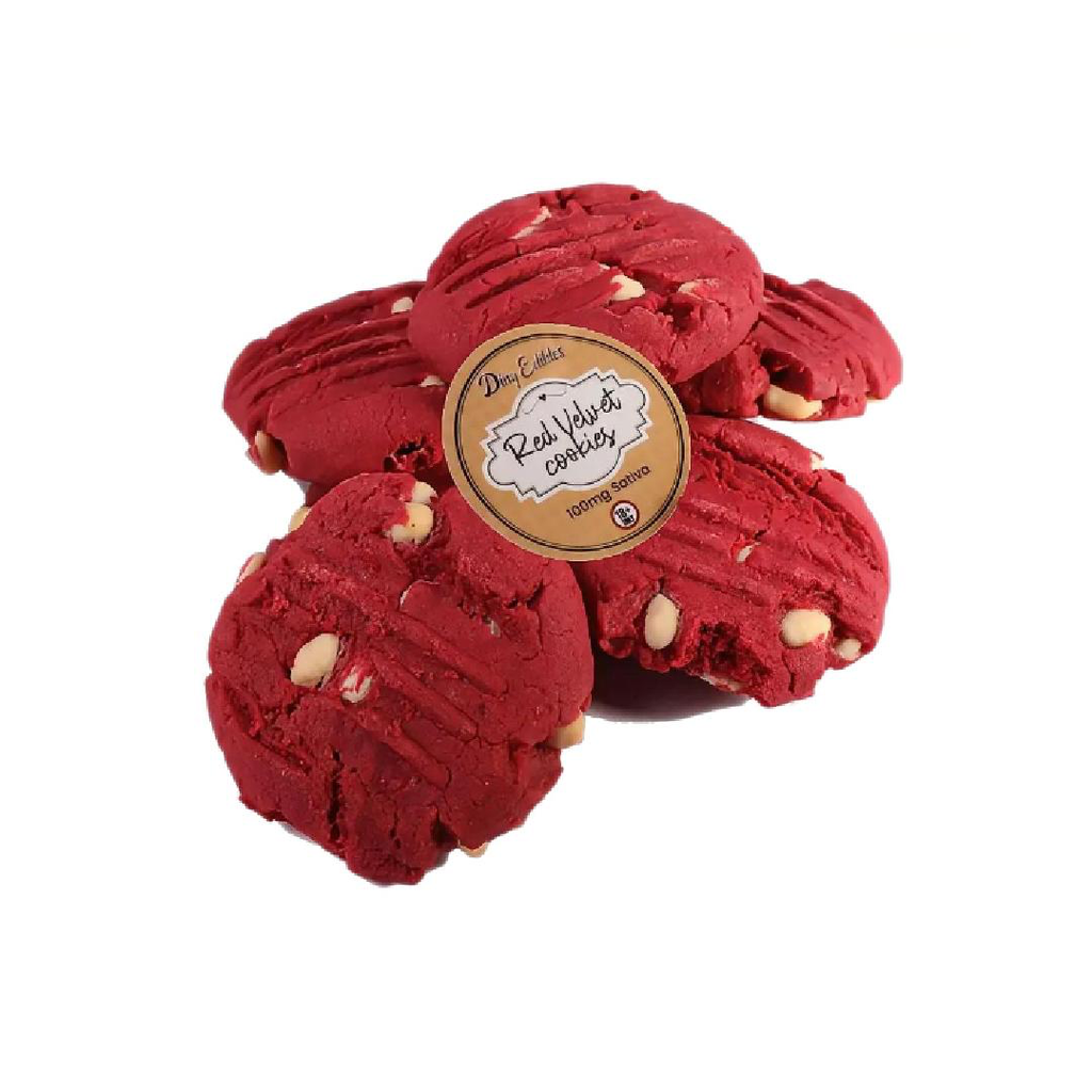 Red Velvet Cookies 6Pack - 100mg (6x16.6mg THC)