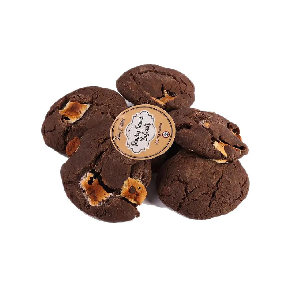 Rocky Road Cookies 6Pack - 100mg (6x16.6mg THC)