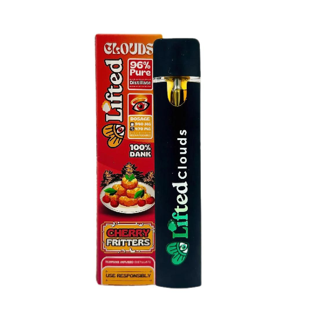 D9 Disposable Cherry Fritters (Hybrid) - 1ml