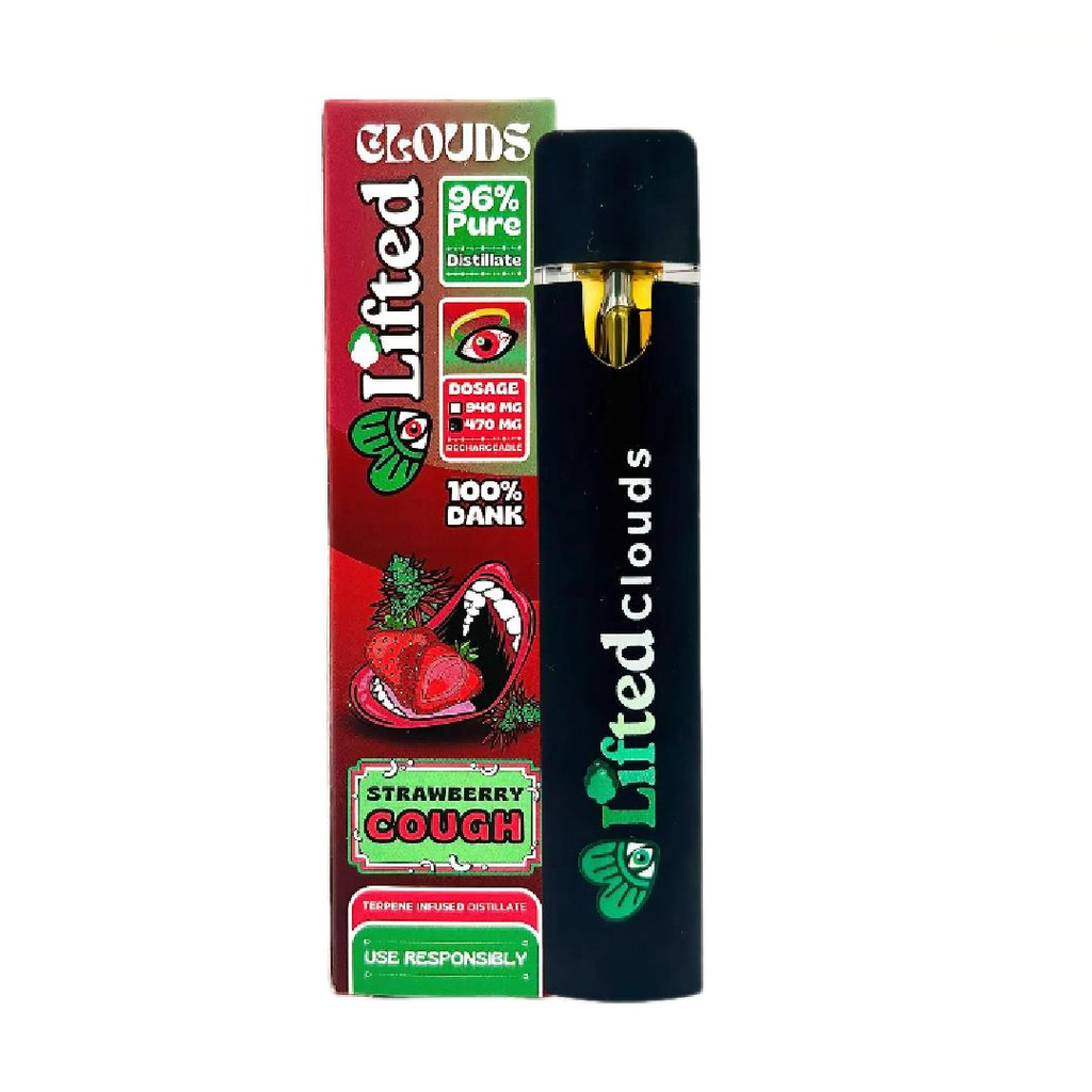 D9 Disposable Strawberry Cough (Sativa) - 1ml