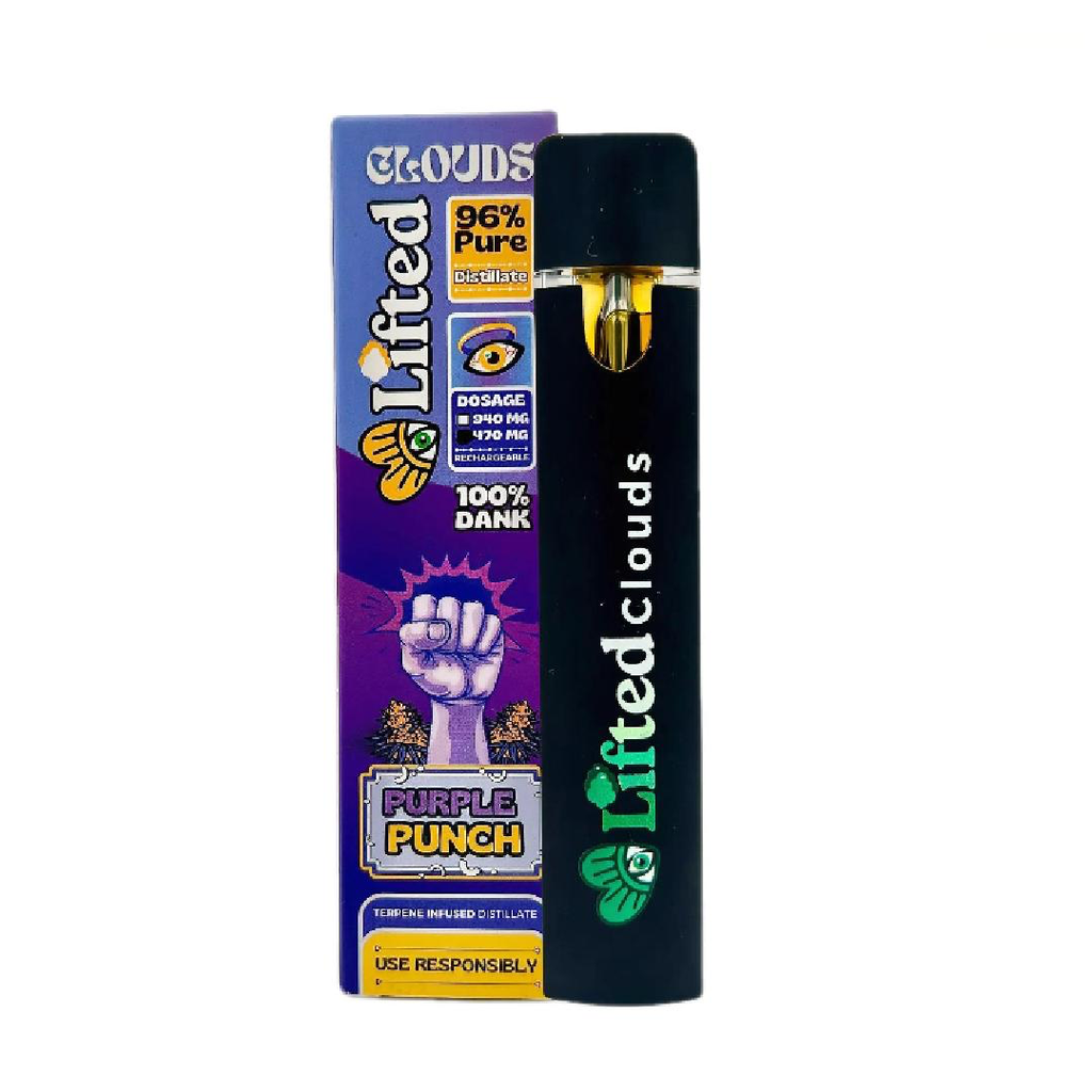 D9 Disposable Purple Punch (Indica) - 1ml