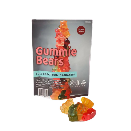 Gummy Bears 100mg (10x10mg) – Sativa