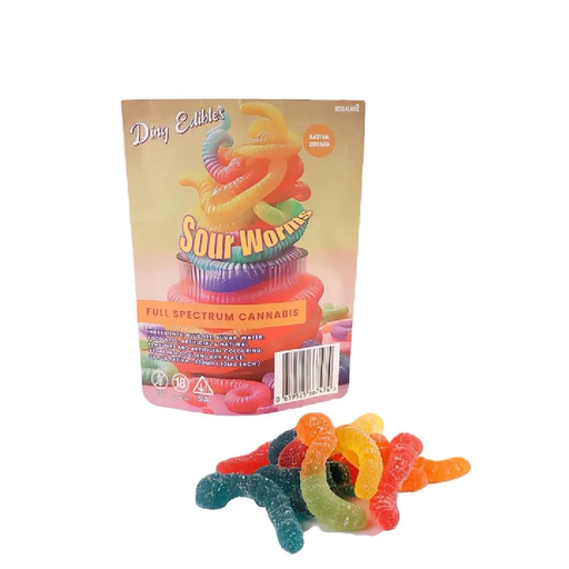 Sour Worms 200mg (20x10mg) - Sativa