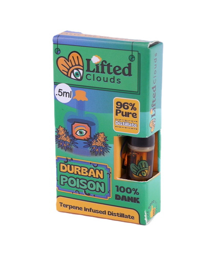 Distillate Cart Durban Poison (Sativa) - 0.5 ml