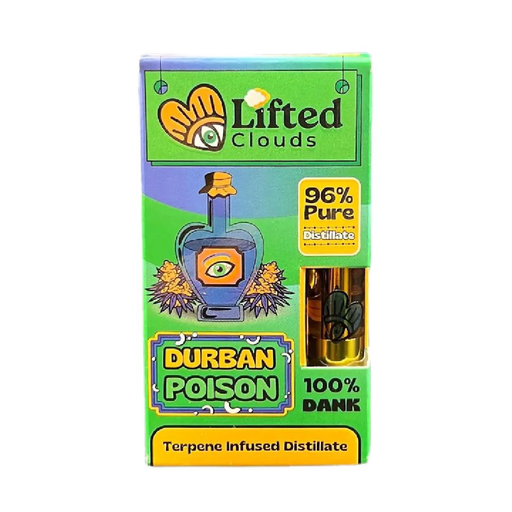 Distillate Cart Durban Poison (Sativa) - 1ml