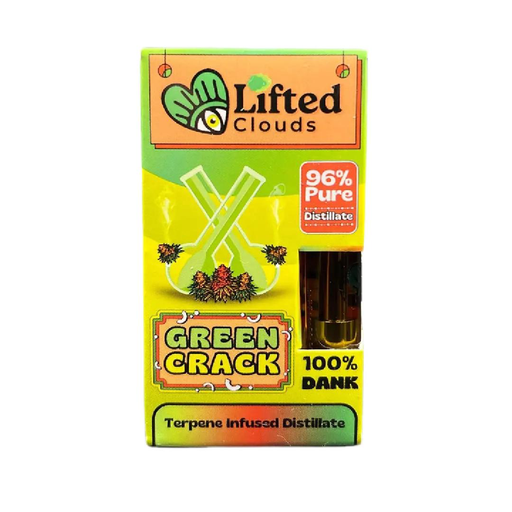 Distillate Cart Green Crack (Sativa) - 1ml